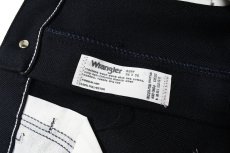 画像5: Deadstock Wrangler Wrancher Dress Jeans Navy made in USA (5)