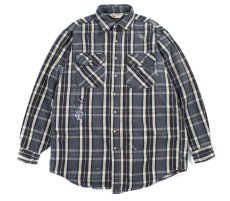 画像1: Used Carhartt Customized Heavy Flannel Shirt (1)