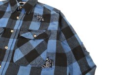 画像2: Used Private Property Customized Heavy Flannel Shirt made in USA (2)