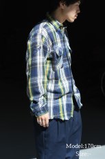 画像9: Used Five Brothers Customized Heavy Flannel Shirt made in USA (9)