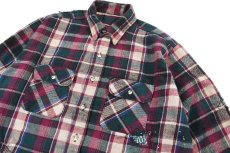 画像2: Used Customized Heavy Flannel Shirt made in USA (2)