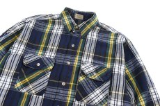 画像2: Used Five Brothers Customized Heavy Flannel Shirt made in USA (2)