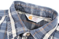 画像5: Used Carhartt Customized Heavy Flannel Shirt (5)