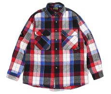 画像1: Used Private Property Customized Heavy Flannel Shirt made in USA (1)