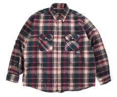 画像1: Used Customized Heavy Flannel Shirt made in USA (1)