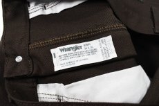 画像5: Used Wrangler Wrancher Dress Jeans Brown (5)