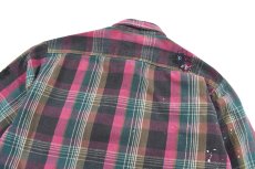 画像6: Used Five Brothers Customized Heavy Flannel Shirt (6)