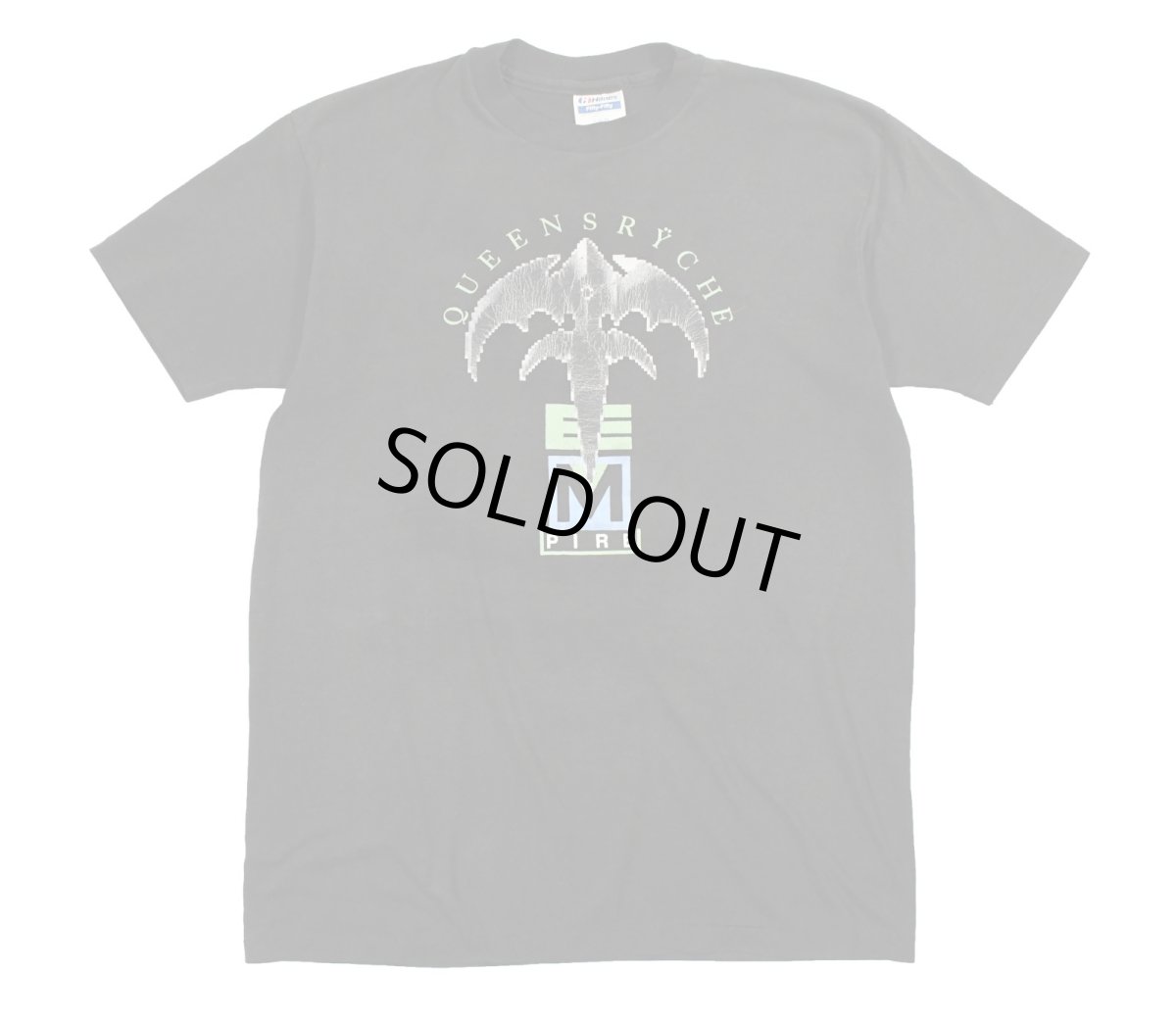 画像1: Used Musician Print Tee "Queensryche" made in USA (1)