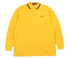画像1: Used Polo Sport Long Sleeve Polo Shirt Yellow (1)