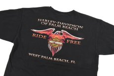 画像4: Used Harley-Davidson S/S Print Tee Black (4)