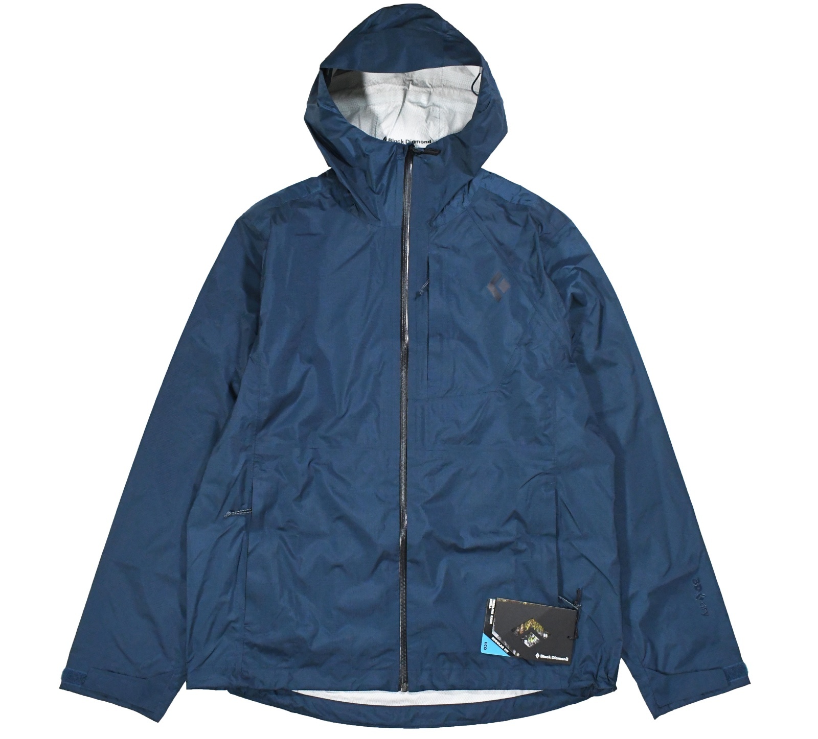 Black Diamond Treeline Rain Shell Jacket Indigo