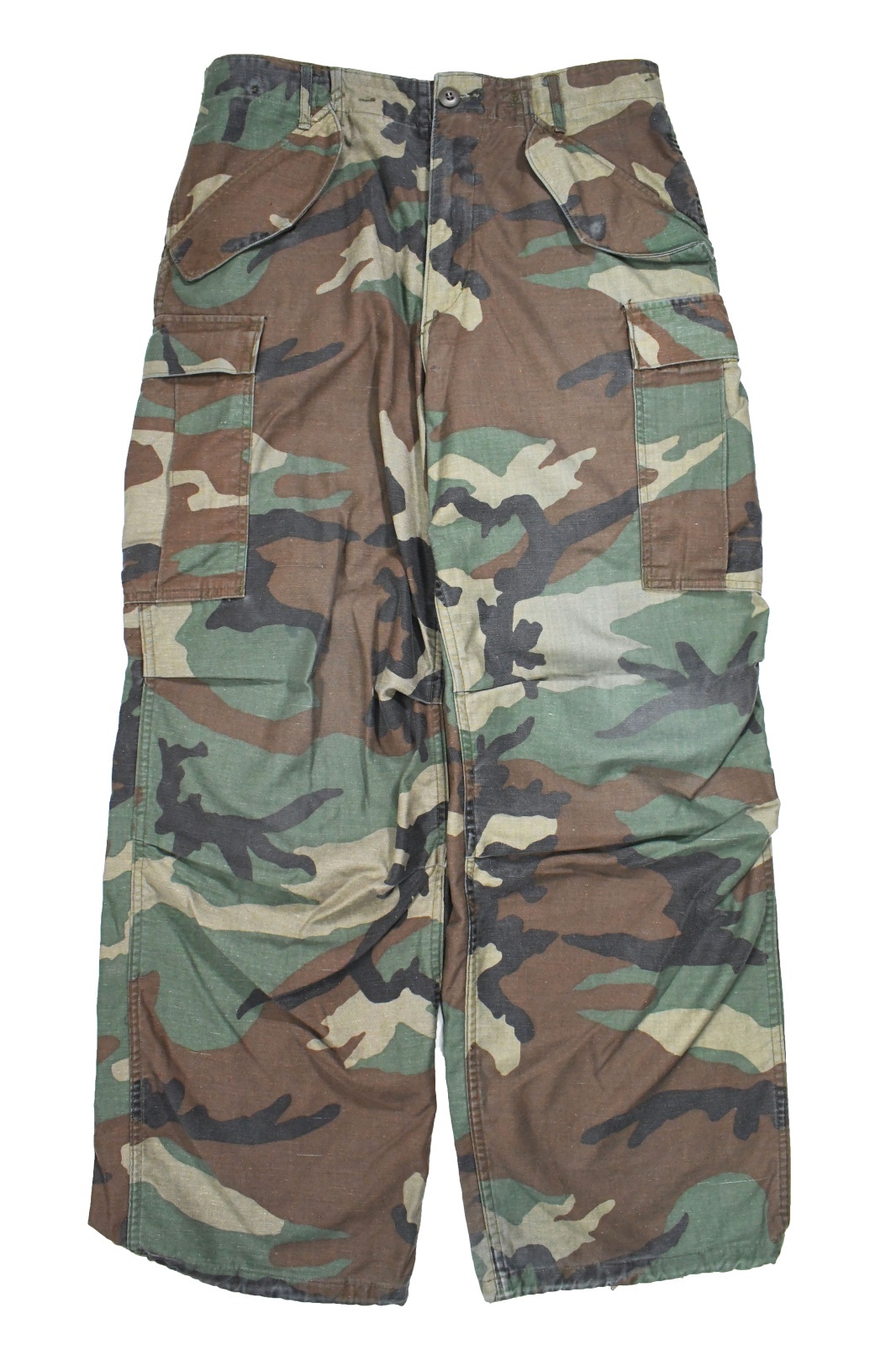 Used Us Army M-65 Field Pants Woodland Camo