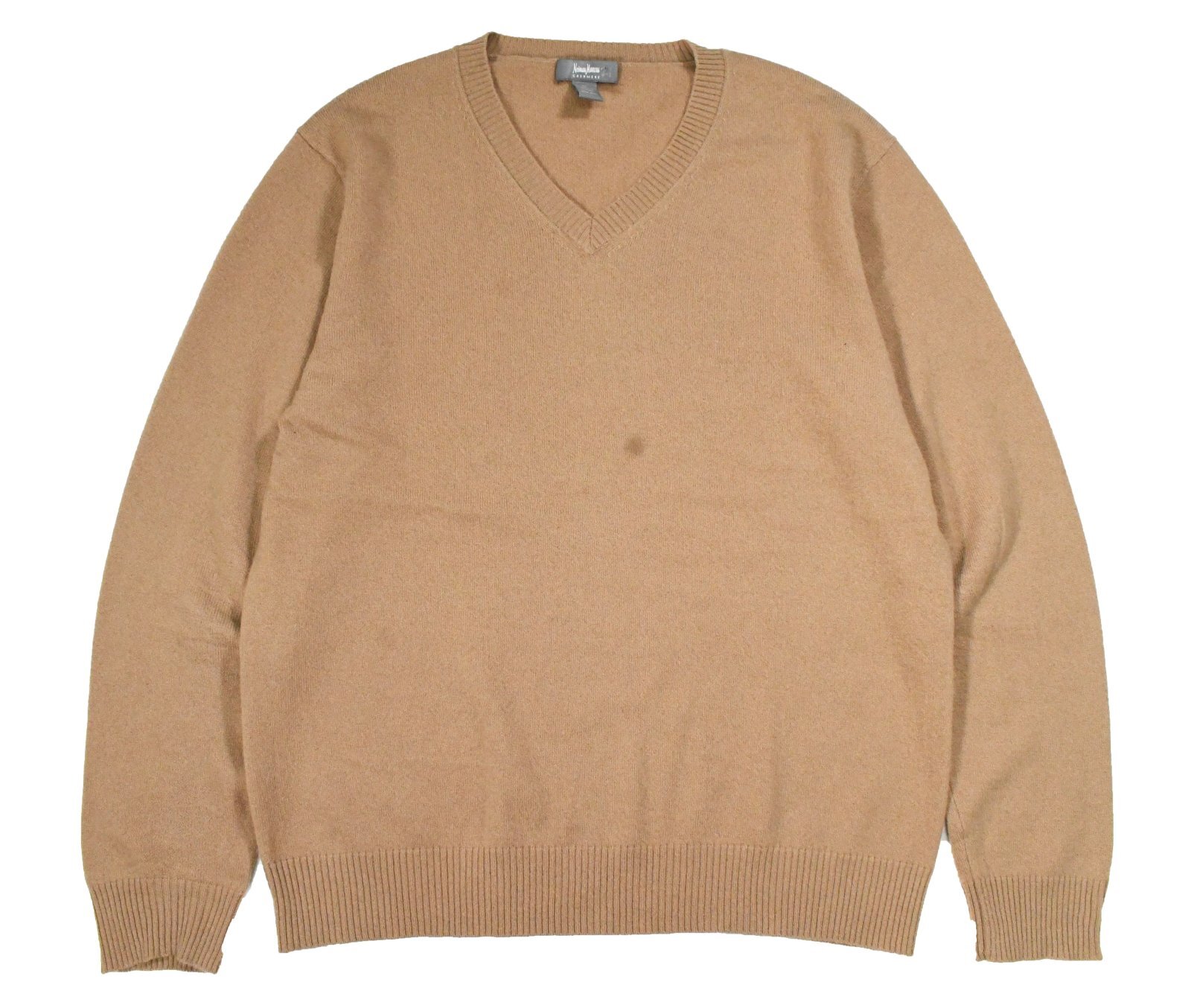 Used Cashmere V-Neck Knit Sweater