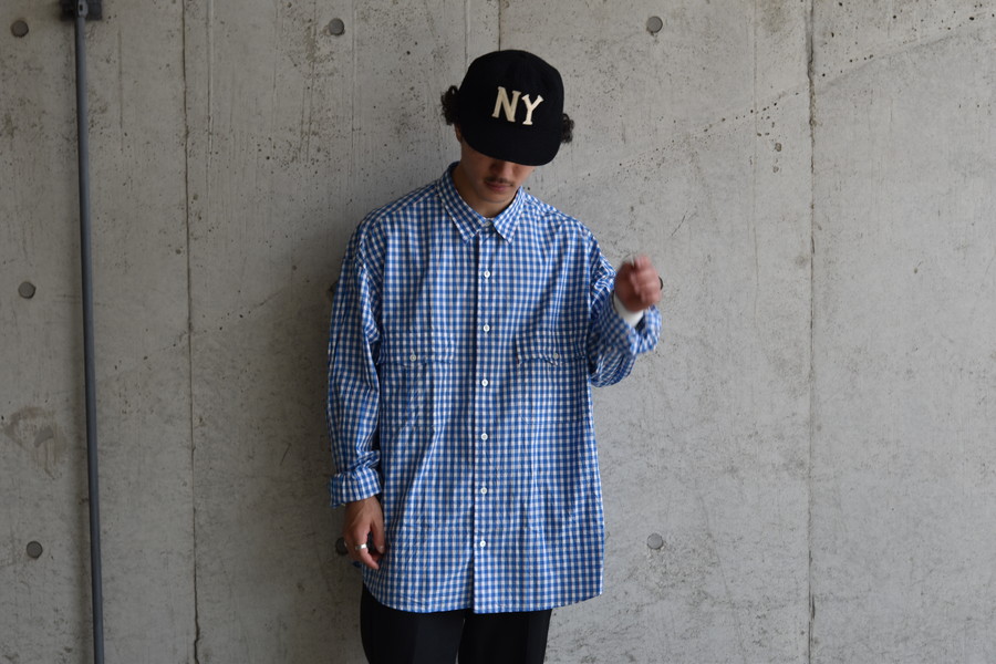 Porter Classic Roll Up Tricolor Gingham Check Shirt Black ポータークラシック ロールアップ ギンガムチェックシャツ 通販 ダメージドーン公式通販サイトdamagedone Online